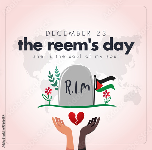 World Martyr Children's Day December 23 (the reem's day)