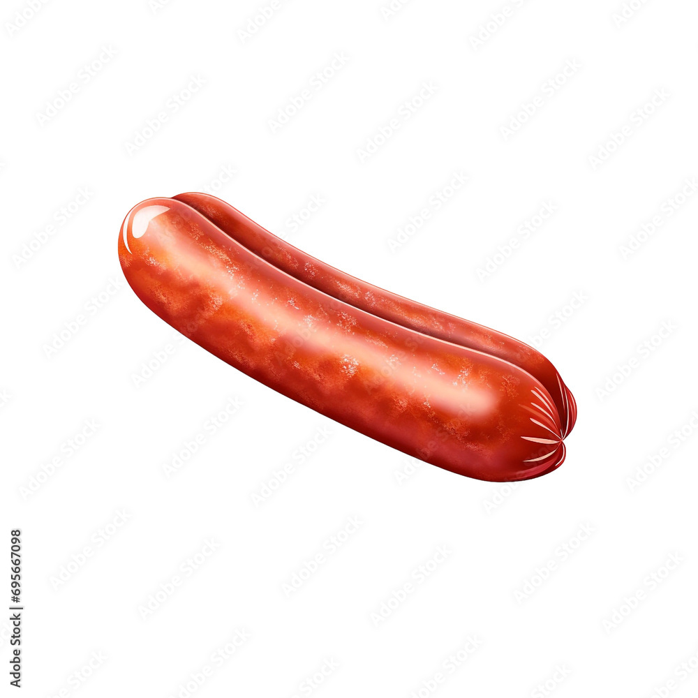 Bologna sausage isolated on transparent background Bologna sausage isolated on transparent background