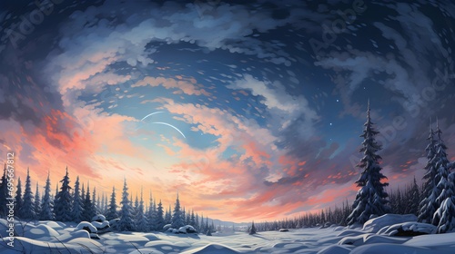 Winter sky © Cho