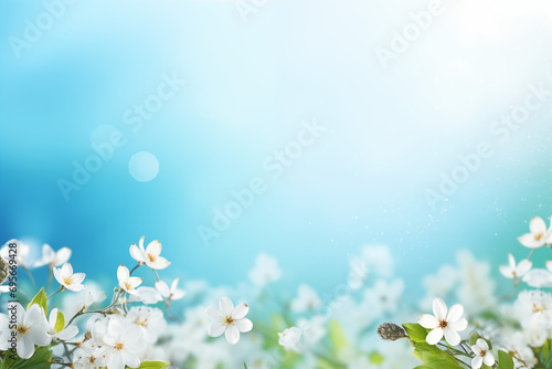 Spring flower background concept