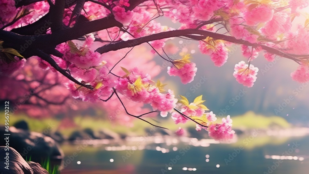 spring theme nature cinematic wallpaper vibrant
