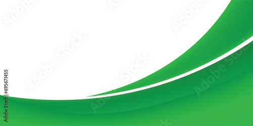 Modern green banner background. Graphic design banner pattern background template with dynamic wave shapes. vector ilustrasi photo
