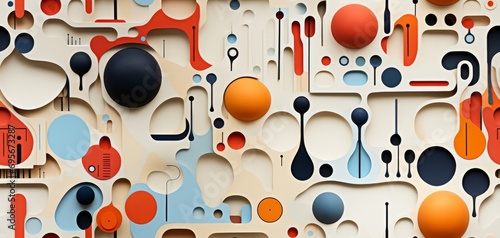 Wallpaper Mural Colorful stripe waves pattern background by Ai generate. Torontodigital.ca