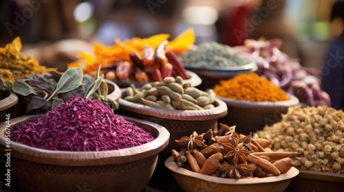 Zanzibar's Spice Market: A Vibrant Display of Exotic Aromas and Colors.


