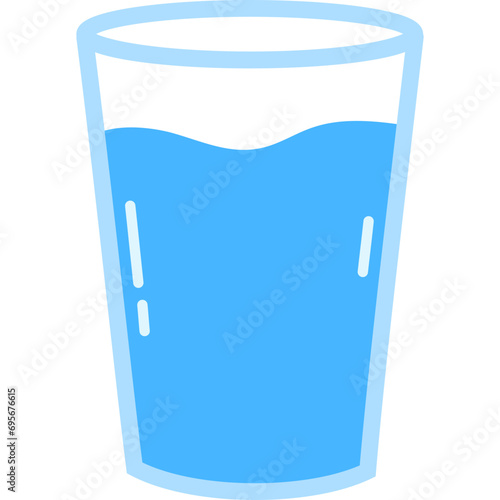 Water Flat Icon Vector Illustration 