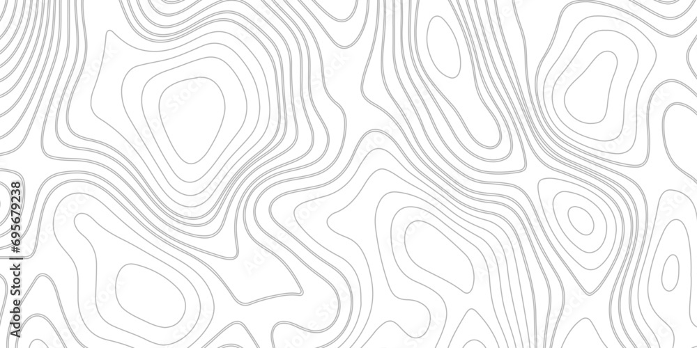 Abstract topographic map lines. Vector illustration.