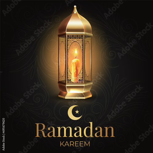 Ramadhan Eid Mubarak background greeting card