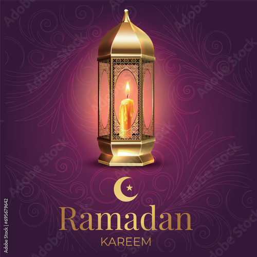 Ramadhan Eid Mubarak background greeting card