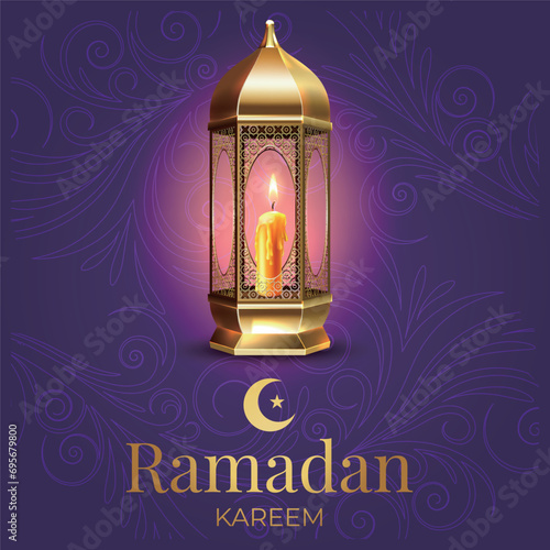 Ramadhan Eid Mubarak background greeting card