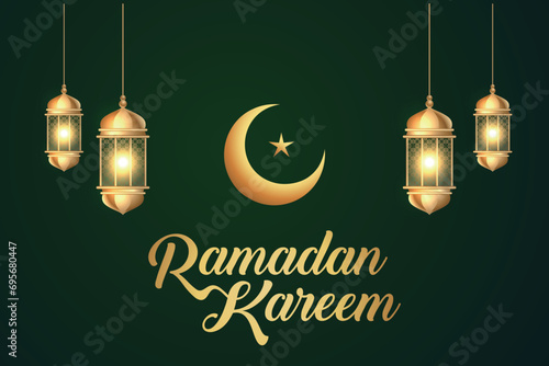 Ramadhan Eid Mubarak background greeting card