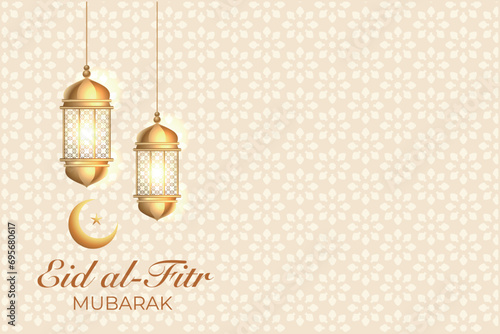 Ramadhan Eid Mubarak background greeting card