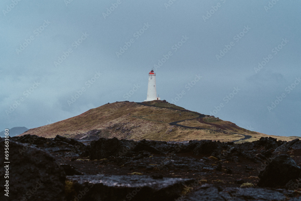 Valahnukamol at Reykjanes Lighthouse in southwest Iceland