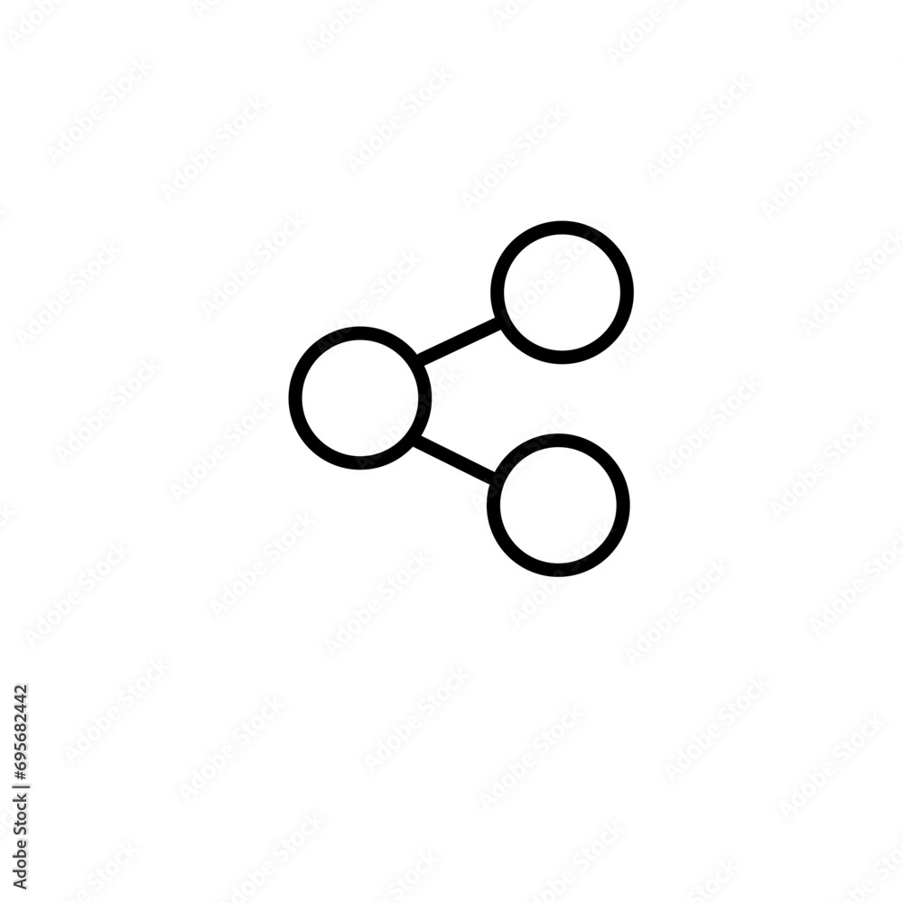 Simple Line Icon Share Vector Simple Line Icon Share Vector