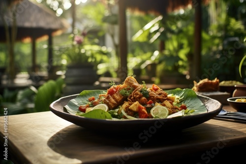 Gado-Gado Delight: A Harmony of Colors and Flavors in Indonesian Fusion Salad.




 photo
