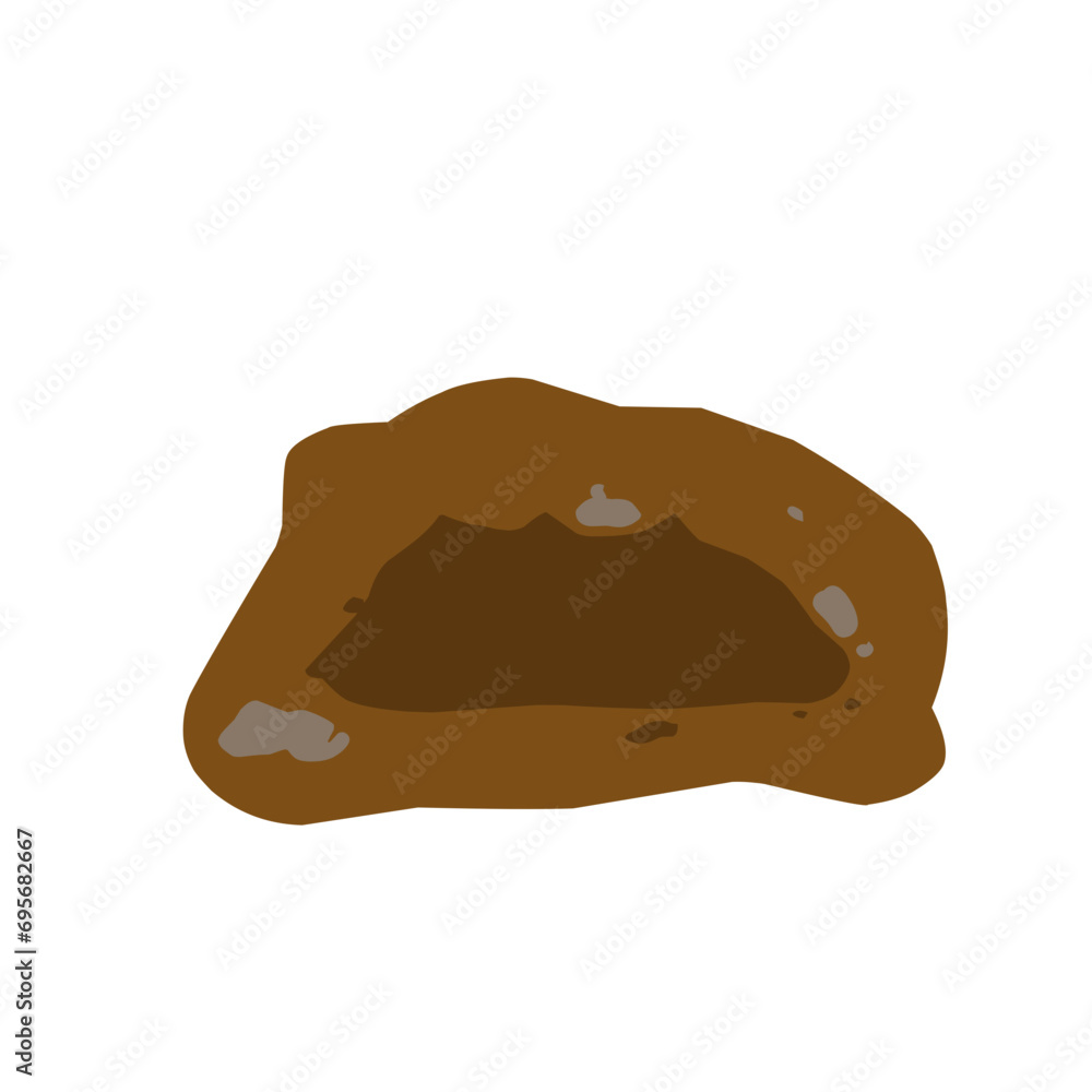 Ground Hole Vector Illustration Ground Hole Vector Illustration