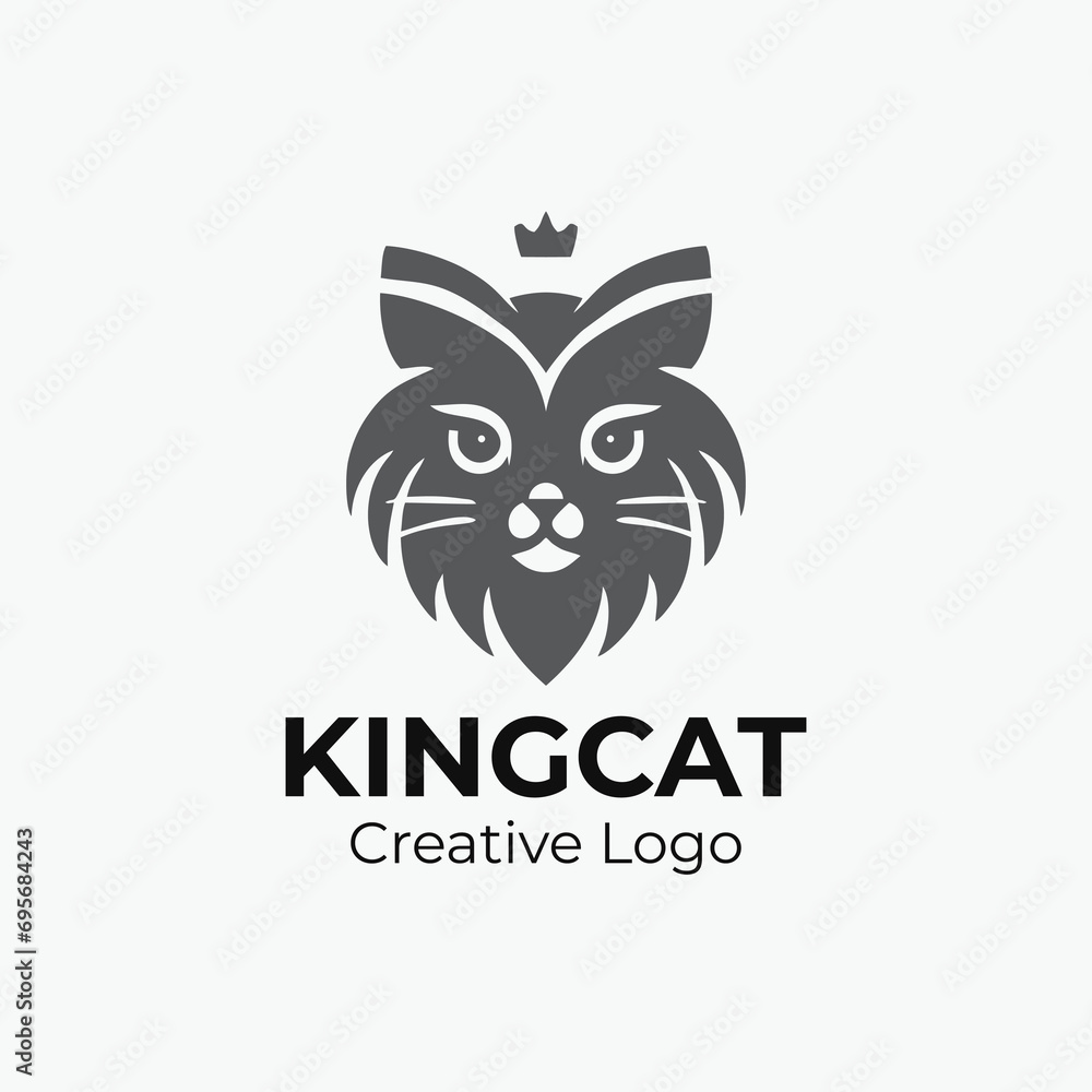Cat minimalist logo design inspiration template Cat minimalist logo design inspiration template