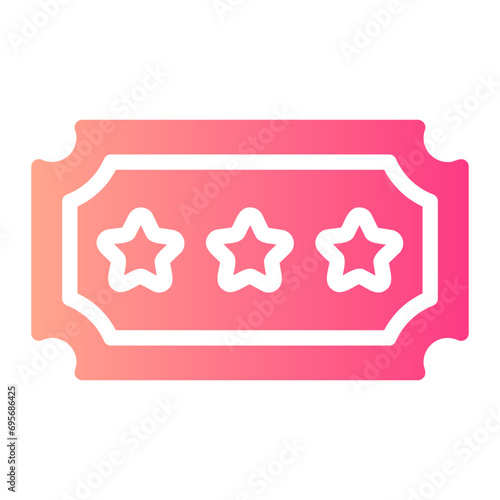 tickets Gradient icon