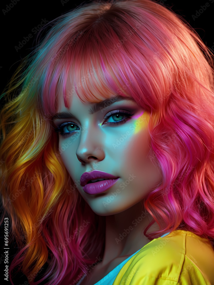 Fototapeta premium close up portrait of a woman