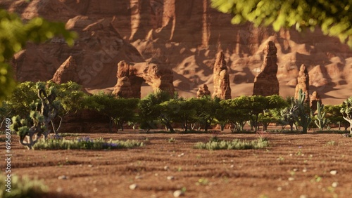 Garden in Capitol Reef National Park, United States of America.