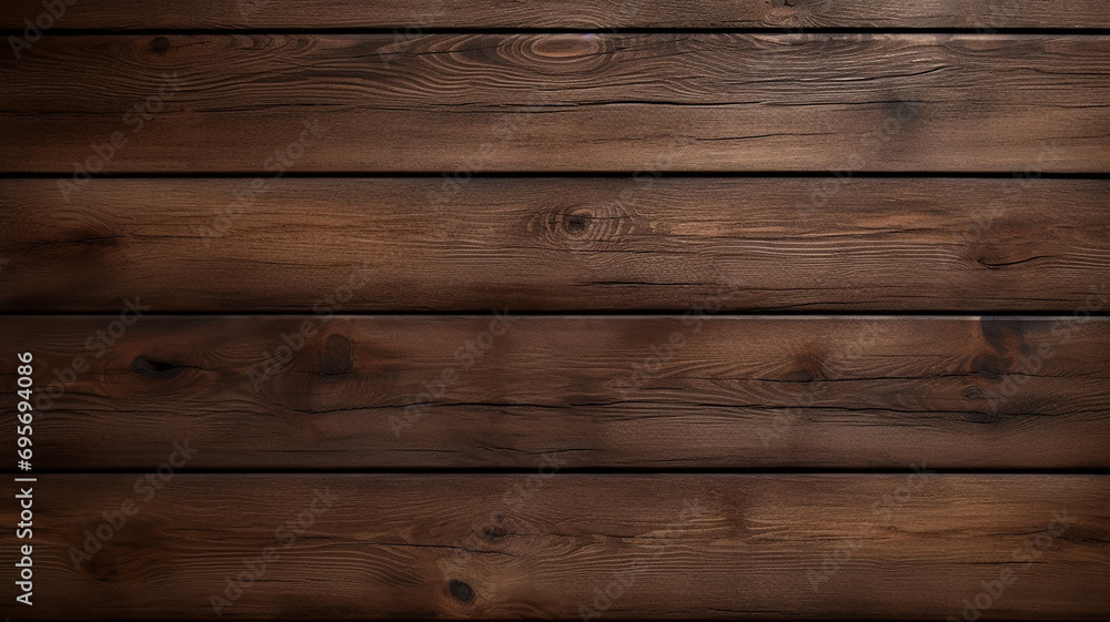 Fototapeta premium medium dark wood