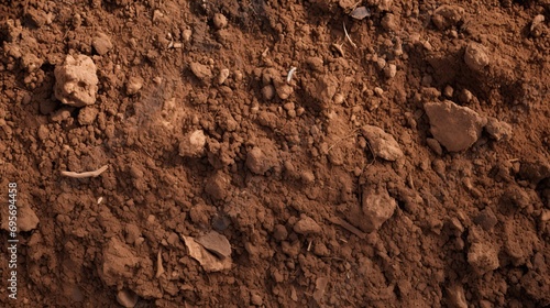 Natural Background.Light Soil Close Up