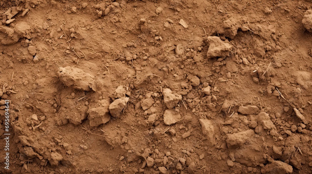 Natural Background.Light Soil Close Up Natural Background.Light Soil Close Up