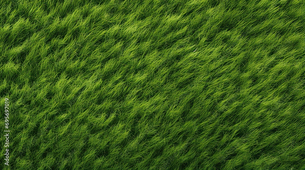 overhead of the green grass of a soccer field overhead of the green grass of a soccer field