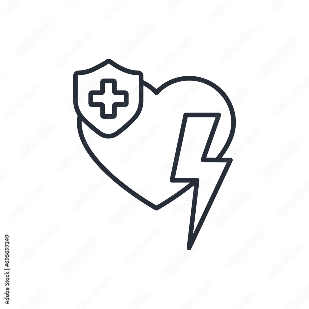 AED icon set.vector.Editable stroke.linear style sign for use web design,logo.Symbol illustration. AED icon set.vector.Editable stroke.linear style sign for use web design,logo.Symbol illustration.