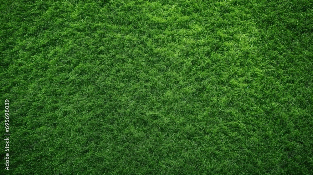 Top view of the green grass of a soccer field Top view of the green grass of a soccer field