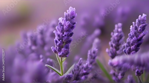 Lavender flowers in the garden. Selective focus. nature.