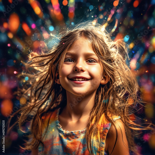 cute smiling little girl © PRASANNAPIX