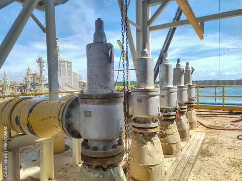 A Pressure Safety Valve (PSV) is a type of valve used to quickly release gasses from equipment in order to avoid over pressurization and potential process safety incidents photo