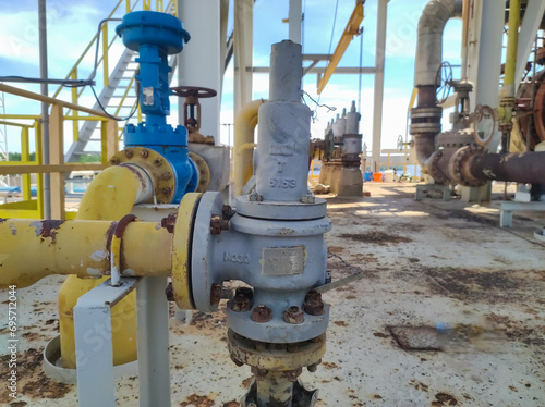 A Pressure Safety Valve (PSV) is a type of valve used to quickly release gasses from equipment in order to avoid over pressurization and potential process safety incidents photo