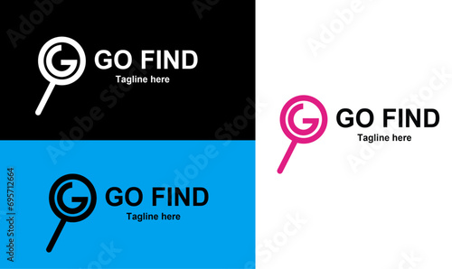 Go find Logo, Search Logo