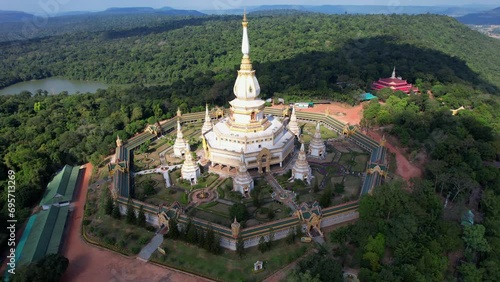 Phra Maha Chedi Chai Mongkhon in Roi Et, Thailand photo