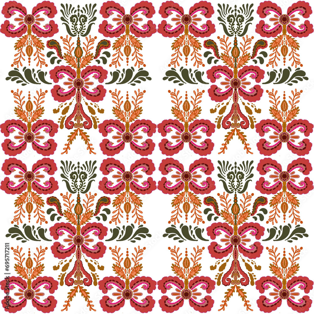 Fototapeta premium fabrics patterns design wall paper background 