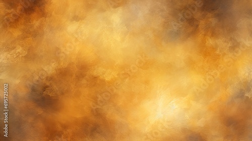Yellow-brown background with spots and blurring. A watercolor haze of golden color. Backdrop for advertising, website photo