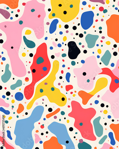 Seemless Terrazzo pattern design