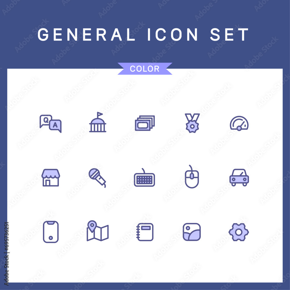 General line icon set 05