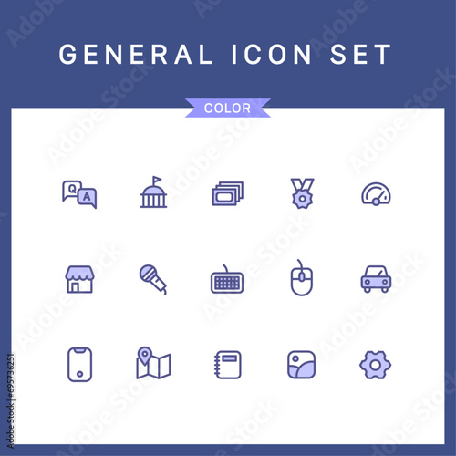 General line icon set 05