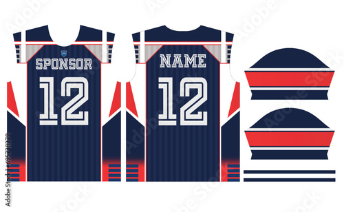 Vector american football jersey disegn  photo