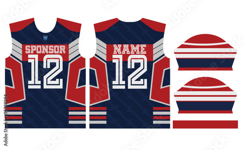 Vector american football jersey disegn  photo