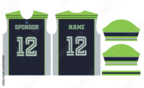 Vector american football jersey disegn  photo