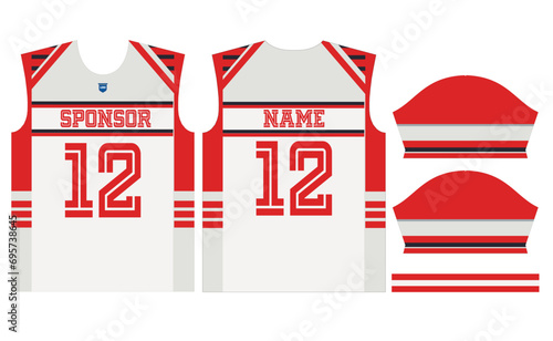 Vector american football jersey disegn  photo