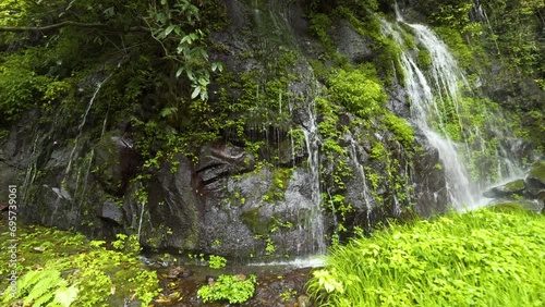 Cinematic shot of Takachiho gorge in Miyazaki Prefecture, Japan