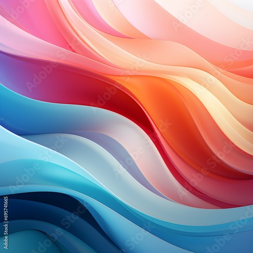 abstract colorful wave background