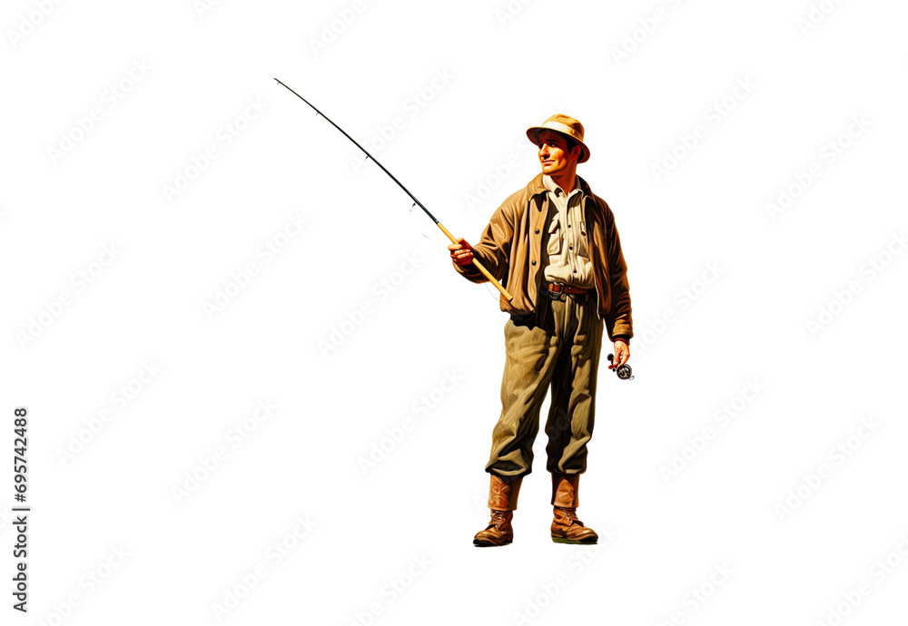 _People_sitting_fishing_closeup_smile._No_shadows _People_sitting_fishing_closeup_smile._No_shadows