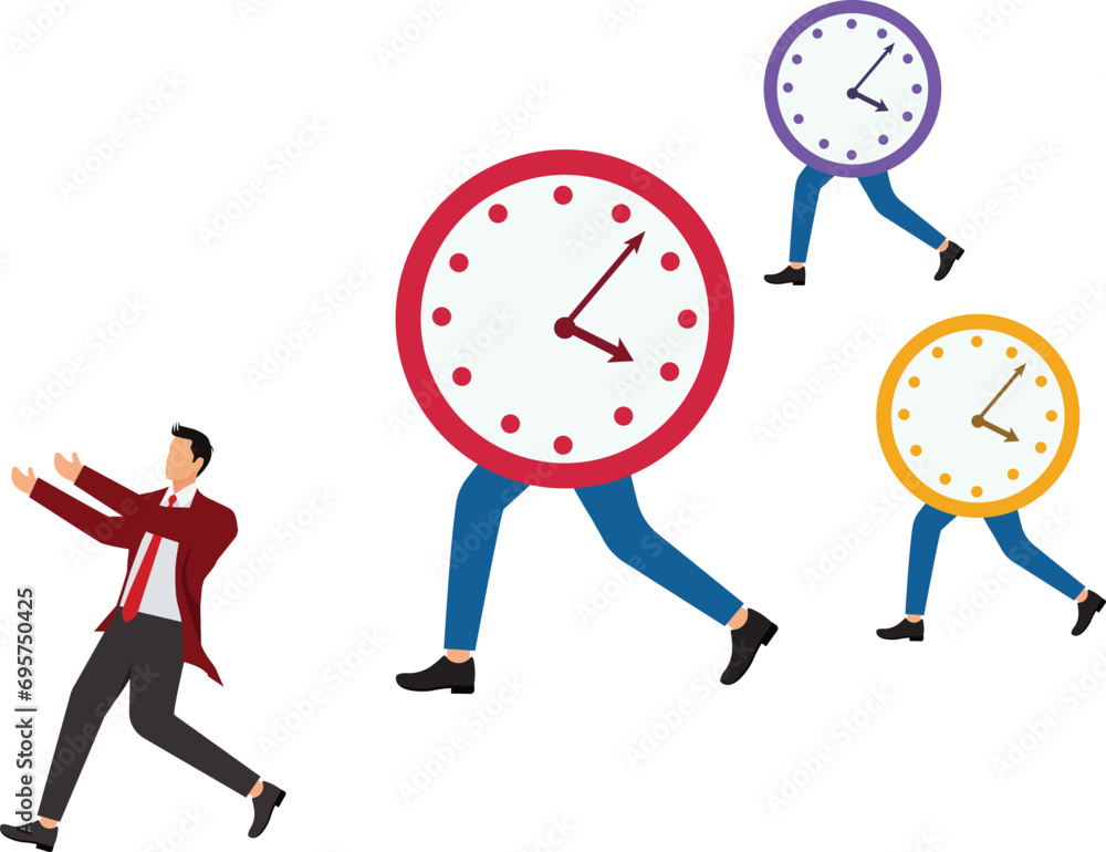 Businessman Time pressure, Hopelessness, Inflation - Economics, Men, Problems, Timer, Urgency