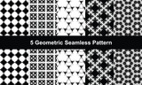 5 Geometric seamless pattern design.