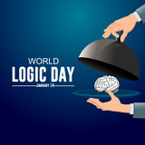 Vector illustration of Happy World Logic Day